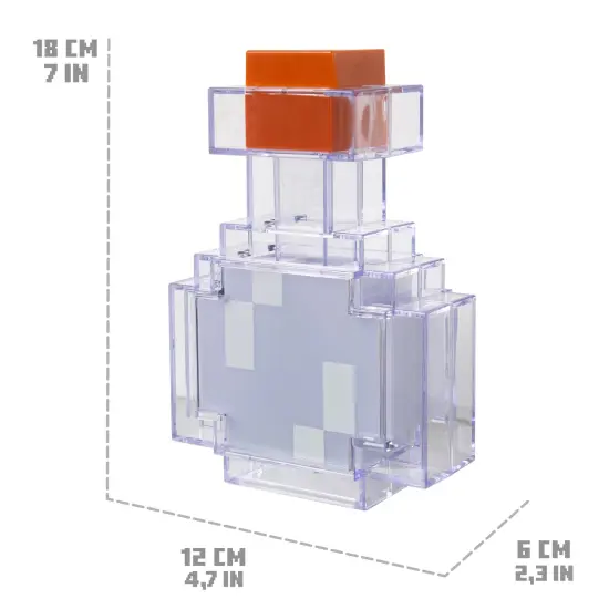 Minecraft: LED Night Lamp - Potion - 7" Night Light w/ 8 Color Modes, Shake For Color Change, Illuminate Up To 6hrs, USB, Game Themed Decor, Licensed {5}