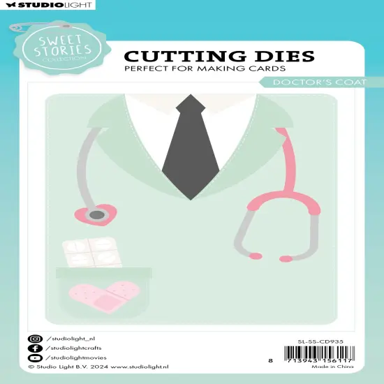 Studio Ligth Sweet Stories Cutting Die-Nr. 935, Doctor's Coat {3}