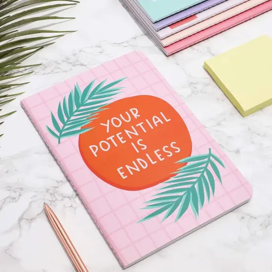 Uplifting Inspirational Journal Notebooks (5.5 x 8.3 in, 6 Pack) {3}