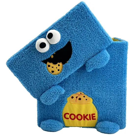 Sesame Street: Storables 12" Box - Cookie Monster - Character Themed Bin, Fabric Storage Container, Opening Top Lid, Holds Toys Books & More, Licensed {5}
