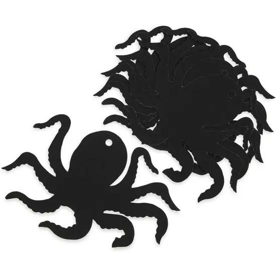 Bright Creations Rainbow Scratch Paper, Ocean Sea Animal Ornaments (50 Pack) Black {6}