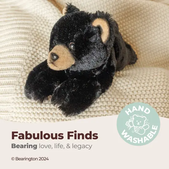 Bearington Lil' Smokie Small Plush Stuffed Animal Black Bear, 9 Inches {3}