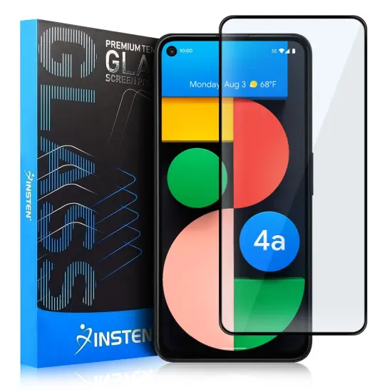 Insten Screen Protector For Google Pixel 4a 5G (2020) Tempered Glass Cover, Anti Scratch, Touch Sensitive, Case Friendly, Clear (NOT for Pixel 4a) {1}