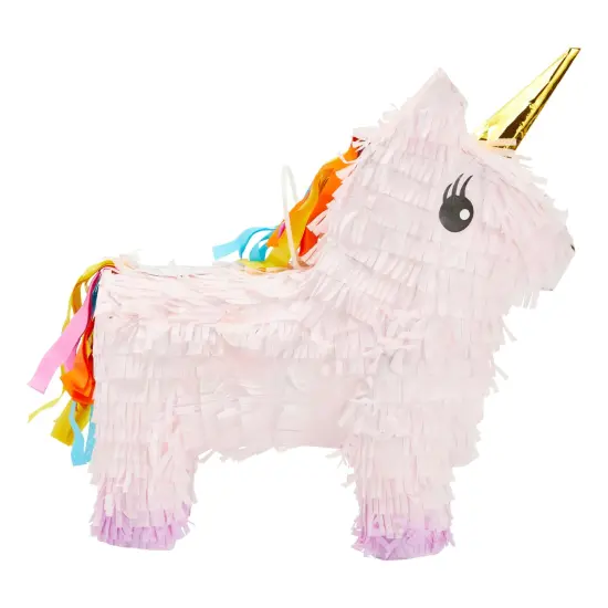 Unicorn Pinata for Girls Birthday Party - Unicorn, Princess or Rainbow Theme Birthday Party Supplies (Pink, Small, 13x15.5x5 in) {4}