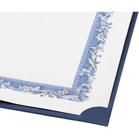 Paper Junkie 24 Pack Certificate Holder Letter-Sized Diploma Cover - Navy Blue {5}