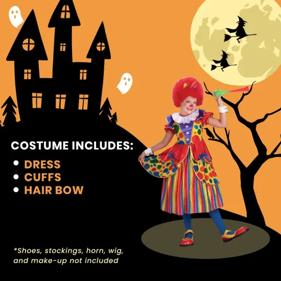 Circus Clown Princess Dress Costume Child {6}