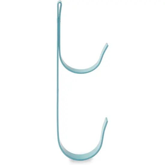 Set of 4 Pole Hanger Hooks for Pool Supplies, Lightweight Garden Tools (Blue) {5}