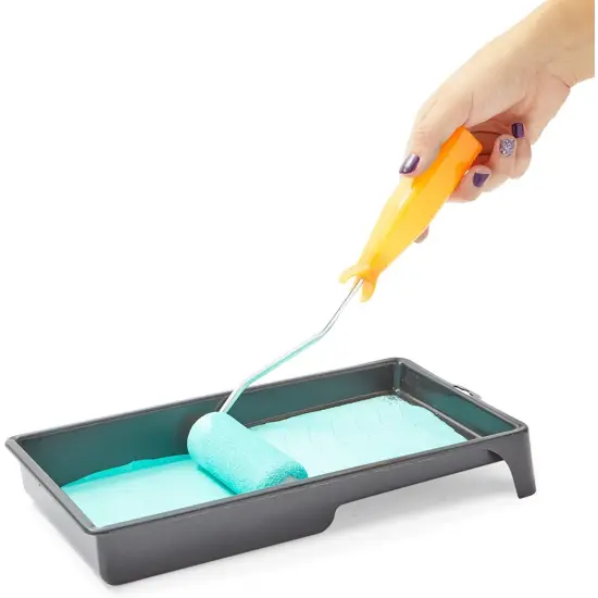 Okuna Outpost House Painting Supplies Kit with Tray and Roller Frame (13 Pieces) Black {4}