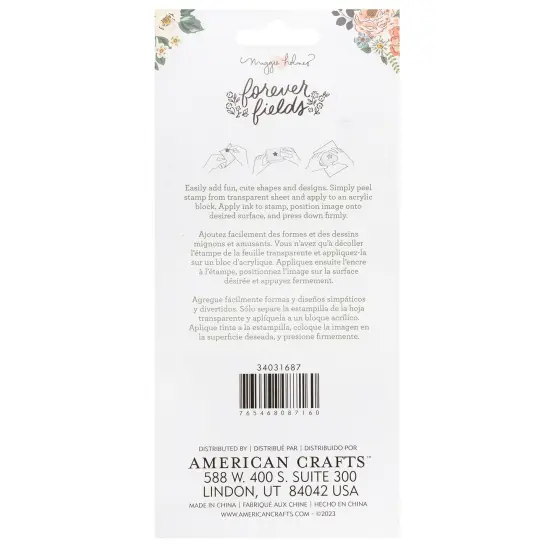 Maggie Holmes Forever Fields Acrylic Stamp Set-10/Pkg {2}