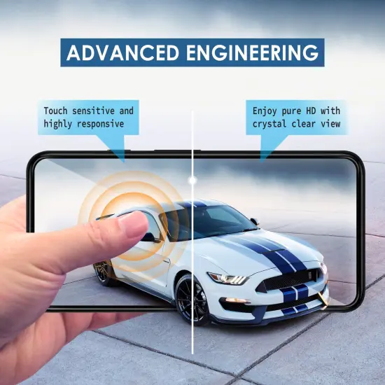 Insten Screen Protector For Google Pixel 5 (2020) Tempered Glass Cover, Anti Scratch, Touch Sensitive, Case Friendly, Clear {3}