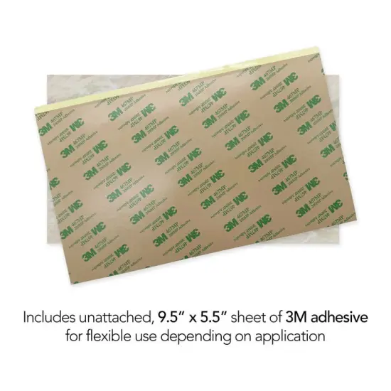 Shell Veneer, 5.5 x 9.5 inches | WMOP, BMOP, Abalone | Includes 3M Adhesive Sheet for Application, Great for Inlay Projects Flexible Pearl {3}