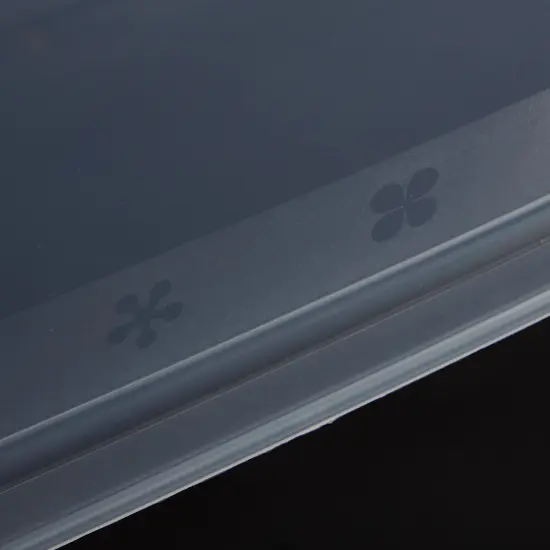 Plastic Bread Keeper Box, Storage Container for Kitchen (14.5 x 5.75 x 6.25 In) White {7}