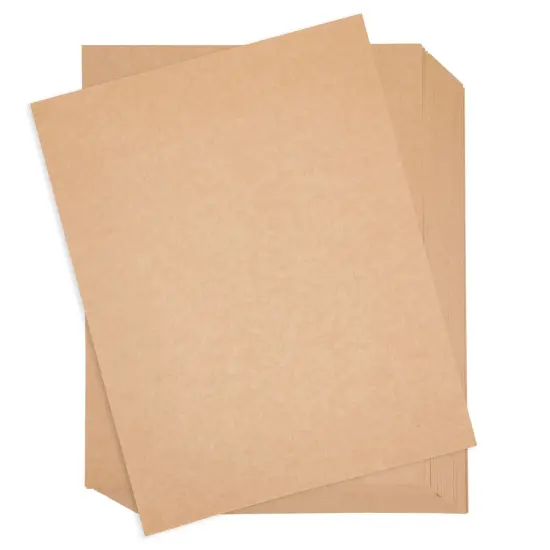 96 Pack Brown Kraft Paper Sheets for Wedding, Party Invitations, Drawing, DIY Projects, Letter Size, 120gsm (11 x 8.5 In) {1}