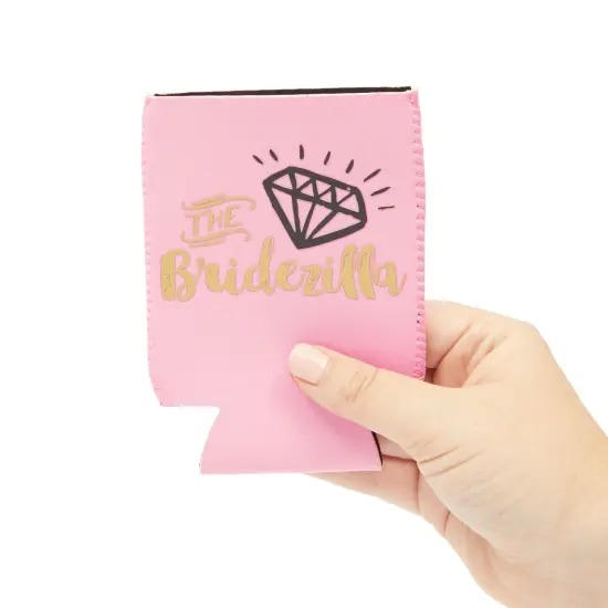 12-Pack Can Cooler Sleeves, 12 Assorted Designs Insulated Neoprene Holder Party Supplies - Bachelorette Party Multicolor {7}