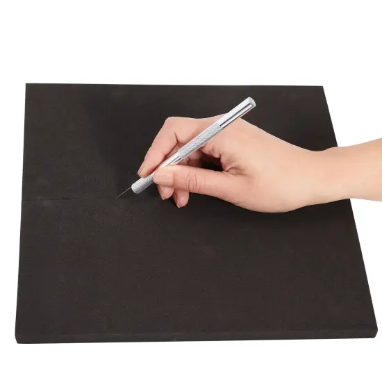 10 Pack Black EVA Foam Sheets, 9.6x9.6-Inch 3mm Thick High-Density Board for Arts and Crafts Supplies, Cosplay Costumes and Custom Crafted Armor {5}