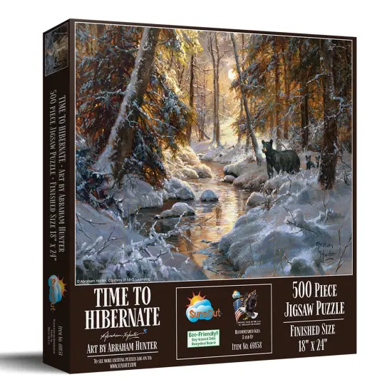 Sunsout Time to Hibernate 500 pc Jigsaw Puzzle 69858 {3}