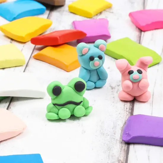 24 Colors Polymer Clay, Oven Bake Modeling for DIY Crafts Multicolor {3}