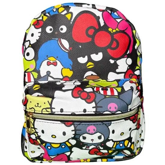 Hello Kitty and Friends 10" Faux Leather Mini Backpack - A Cute and Compact Companion for Young Hearts! {3}