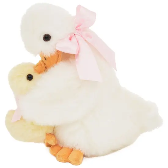 Bearington Duck with Duckling Stuffed Animal, Daisy and Duckie, 10 inches, For Ages 1-14 Multicolor {1}