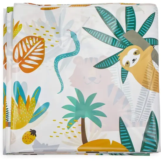 Safari Tablecloths for Birthday Party Decorations (54 x 108 in, 3 Pack) Yellow {6}