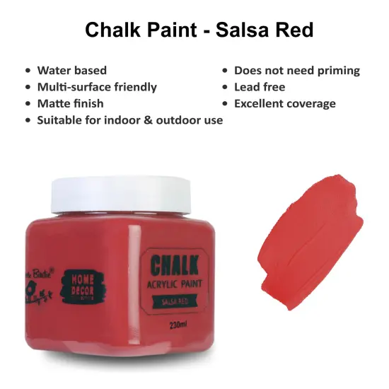 Little Birdie Home Decor Chalk Paint-Red Salsa {3}