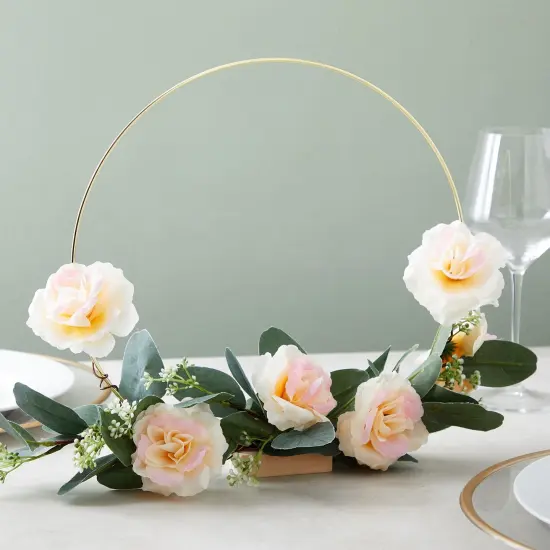 240 Count Brown 18 Gauge Floral Wire Stems for Artificial Flower Arrangements, Wreath Making, Wedding Decorations (16 Inches) {5}