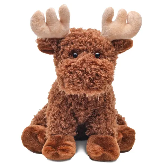 Bearington Morton The Moose Stuffed Animal, 10.5 Inch Plush Moose, For Ages 1-14 Brown {1}