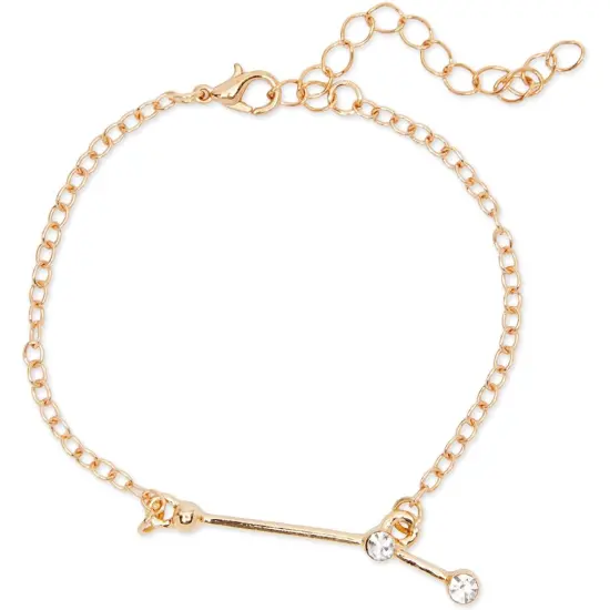 Aries Zodiac Necklace and Bracelet, Gold Constellation Astrology Jewelry Gift Set for Women {4}