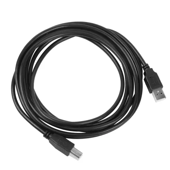 Insten 10ft USB A to USB B Printer Cable High Speed USB 2.0 Type A Male to Type B Male Printer Scanner Cable Cord 10' for HP Printer Epson Printer Canon Lexmark Black {2}