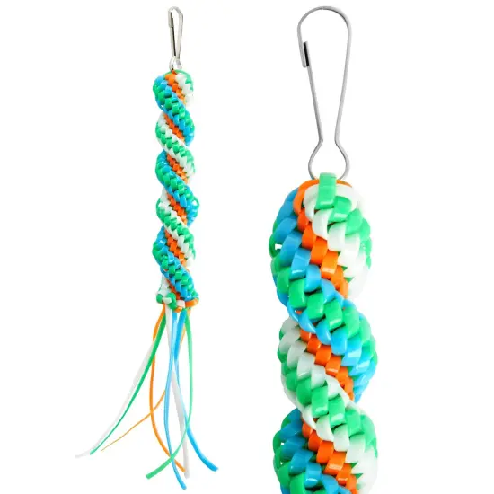 Lanyard String Boondoggle Kit with 10 Rolls (40 Yards Each) for Keychains and Bracelets (100 Total Pieces) Multicolor {5}