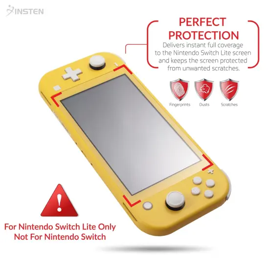 For Nintendo Switch Lite Screen Protector, Ultra Clear Plastic PET Film Protection {2}