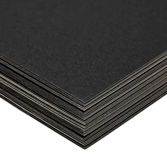 30 Sheets Black Glitter Cardstock Paper for DIY Crafts, Card Making, Invitations, Double-Sided, 300gsm (8.5 x 11 In) {4}