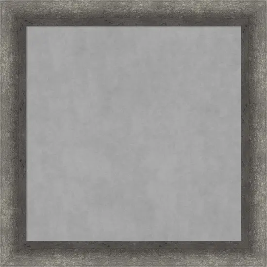 Burnished Concrete Narrow Wood Framed Magnetic Board {1}