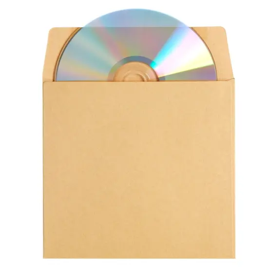 60 Pack Square Envelopes 5.5 x 5.5 Craft Invitations for Weddings, Baby Shower, Graduation Party Supplies, Small Businesses, Kraft Paper Material Envelopes, Brown {6}