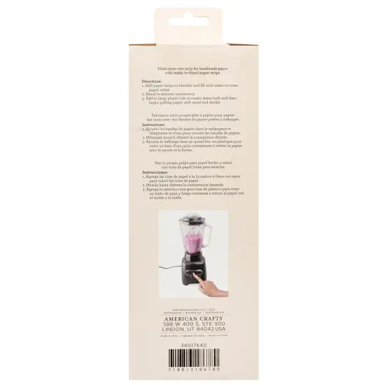 American Crafts Handmade Paper Shredded Paper 3oz-Rainbow {2}