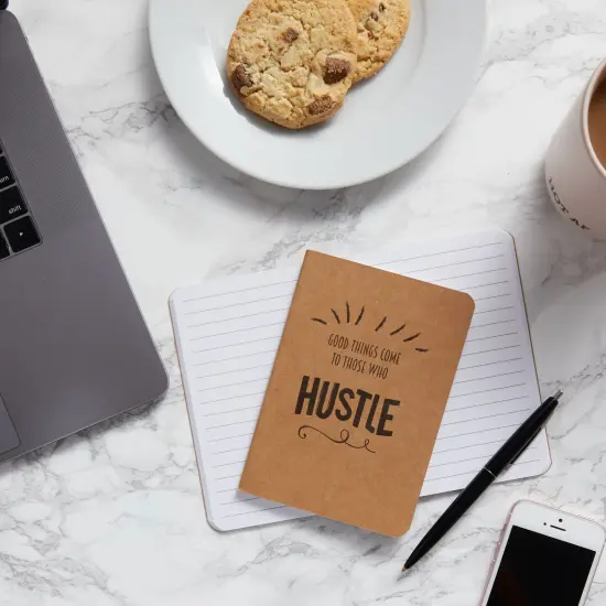 12 Pack A6 Notebook Bulk - Brown Kraft Paper Lined Journals for Kids, Coworkers, Office School Supplies (80 Lined Page, 4 x 5.75 In) - 6 Motivational Designs {3}