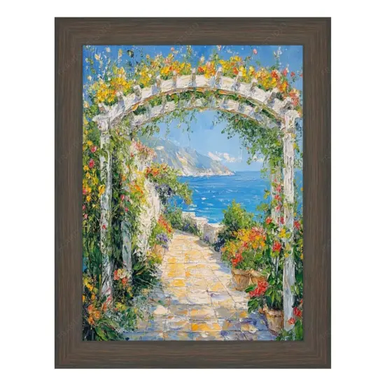 Weathered Black Wooden Grain Picture Frame 18x18 frame {1}