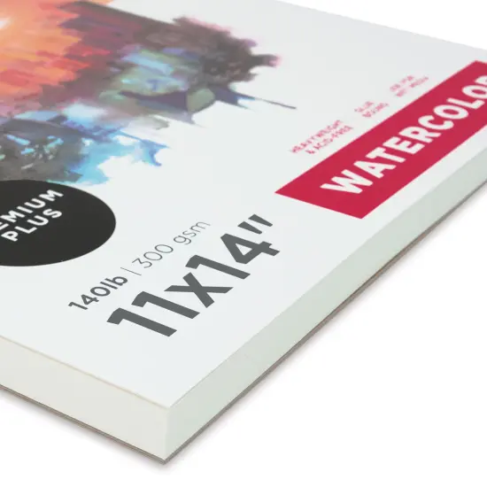 artPOP! Watercolor Paper Pads, 2-Pack, 9" x 12", 30 Sheets Each, 140 lb (300 gsm), Cold Press, Acid Free Heavyweight Tape Bound Pad for Wet Media, Watercolor Paint and Gouache {1}