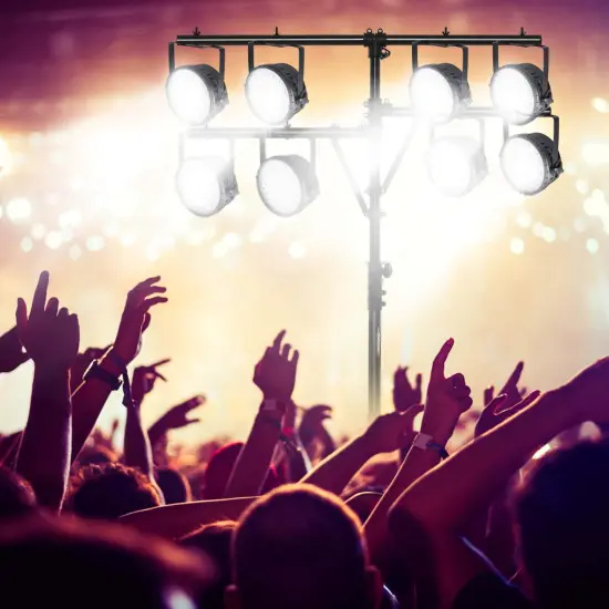 Costway Pro Audio Tripod Lighting Stand with 6.1-11.5 FT Adjustable Height 100 LBS Capacity {2}