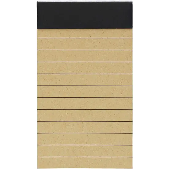 Mini Tasks List Notepads with Kraft Paper (4.2 x 2.4 Inches, 12-Pack) Brown {3}