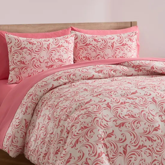 Nestl 7 Pc Biomorphic Design Full Comforter Sets with Sheets {4}