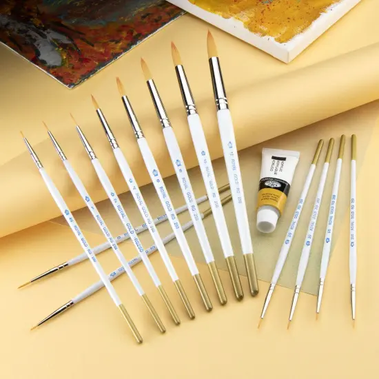 RSET-GTR | Royal Gold&trade; 14pc Round Brush Set {5}