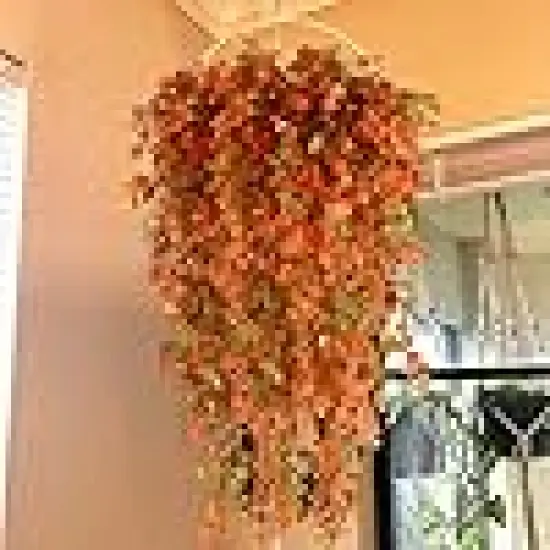 Hanging Plant Faux Eucalyptus Leaf Greenery {6}