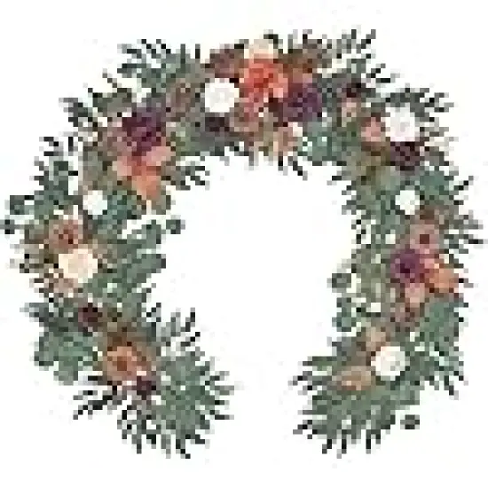 Eucalyptus Garland with Flowers for Backdrop, {1}