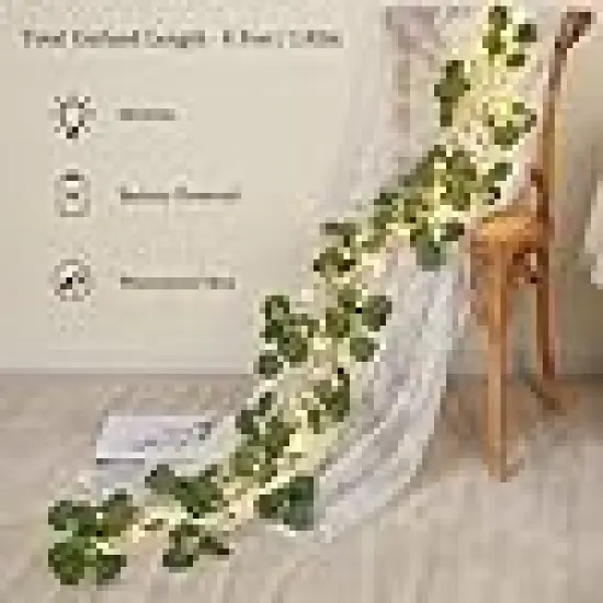 Artificial Christmas Greenery Cedar Tree Garland {2}