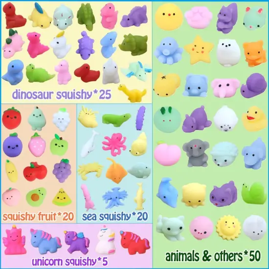 120PCS Random Mochi Squishy Toys {2}
