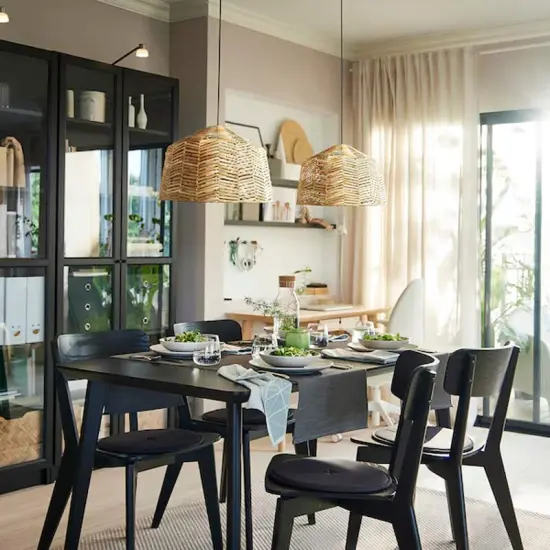 18&rdquo; Rattan Pendant Lamp Shade Handmade {4}