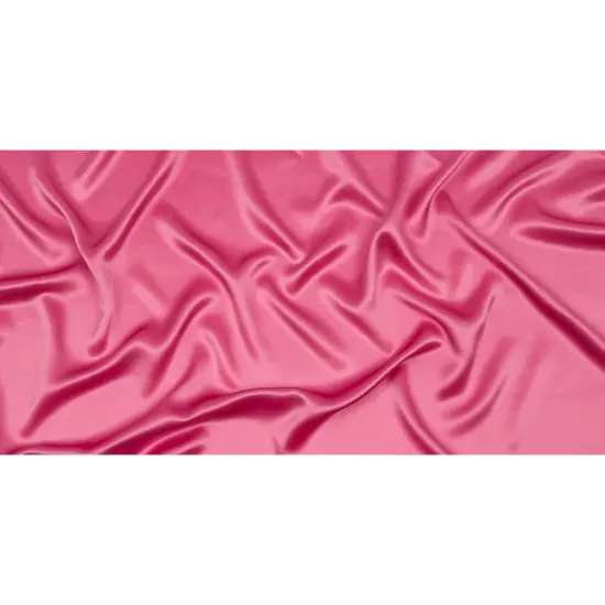 1 Yard Rapture Rose Solid Stretch Silk Charmeuse Fabric Elegant Designer Material 40 inch Width {2}