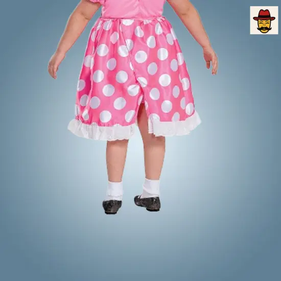 Disney Minnie Mouse Adaptive Pink Costume with Headband {3}