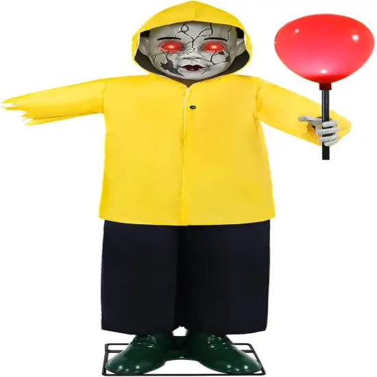 Scary Life Size Boy Animated Props Halloween Animatronics {5}